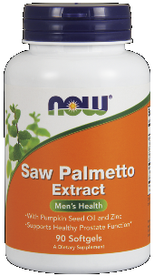 Saw Palmetto 80 mg Extract (90 Gels) NOW Foods